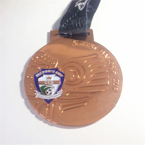 Antique Copper metal medals,soccer medals wholesale gold silve copper medals