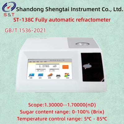 Resolution 0.00001 Fully Automatic Refractometer Scope 1.30000--1.70000ND 32GB Storage