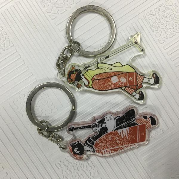 ROHS Unique Design Anime Acrylic Keychain With High Definition