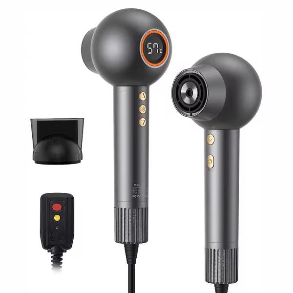 Portable Ionic Hair Dryer Adjustable Temperature Smart For Home Dormitory