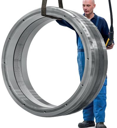 Buhler 304.58 High Chromium Stainless Steel Pellet Machine Ring Die Pellet Machine Die