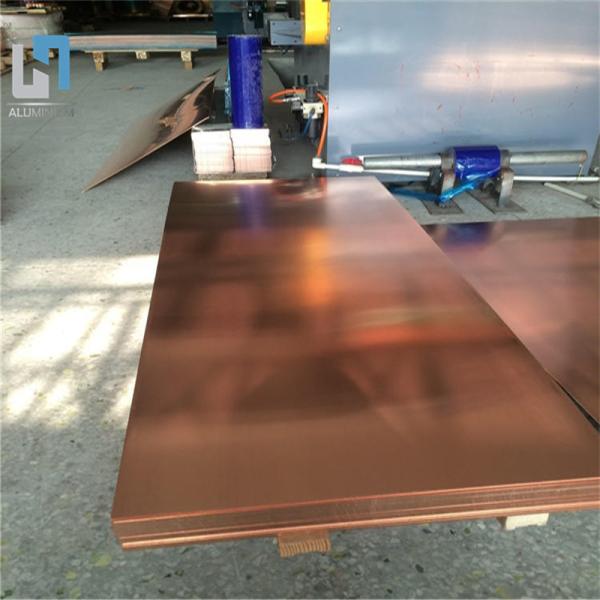 A folha pura 4x8 da placa H65 de cobre faz sob medida o ODM do OEM da espessura de 0.5mm