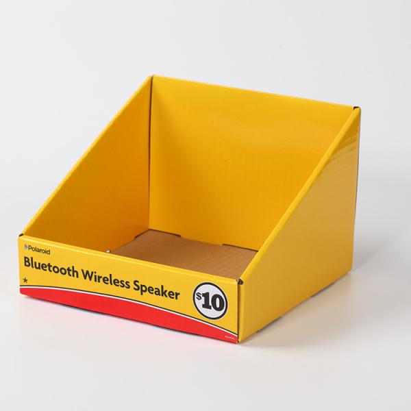 OEM PDQ Corrugated Eye Shadow Paper Cosmetic shippers Cardboard Display Stand