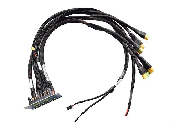 300V 600mm PET Woven Mesh Cabling Harness For Power Transfer Board Cabling Harness