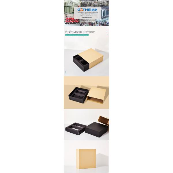 Custom Kraft Paper Drawer Box Packaging Cosmetic Candy Chocolate Cardboard Gift Boxes