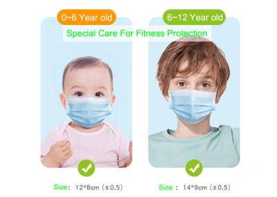 Earloop Children'S Disposable Face Masks Antiviral Lightweight For Infection Control