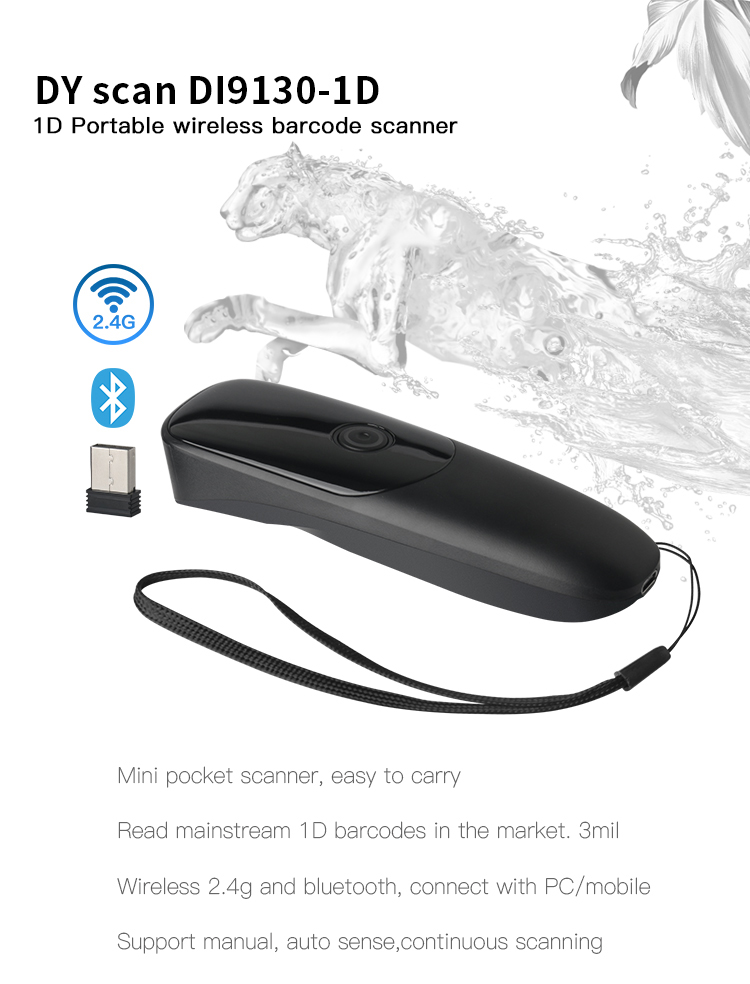 тип карман лазера 1d Bluetooth беспроводного блока развертки штрихкода Usb мини