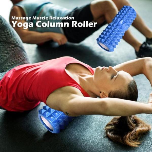Hollow Yoga Roller Pilates Fitness Foam Roller Muscle Relaxation Training Equipment