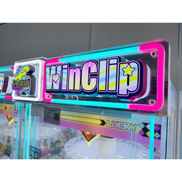 Transparent Tempered Glass Clip Clamp Gift Machine 60kgs Coin Operated Win Clip Prize Machine Designed To Improve Amusement Parks Arcades And Family Entertainment Venues With Prize Distribution