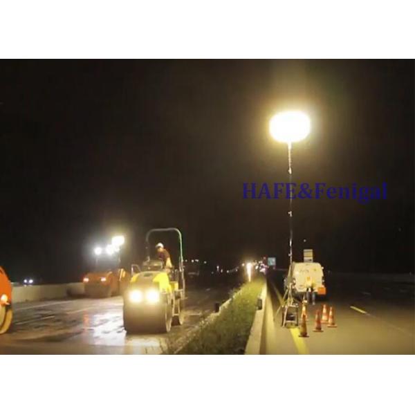 Portable Dc 12 V / 24 V Industry Glare Free Lighting Balloon With 1000w Halogen Lamp