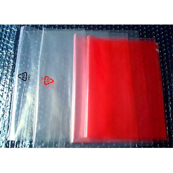Custom Printed Anti Static PE Plastic Bags Waterproof Anti Dust With Ziplock Top