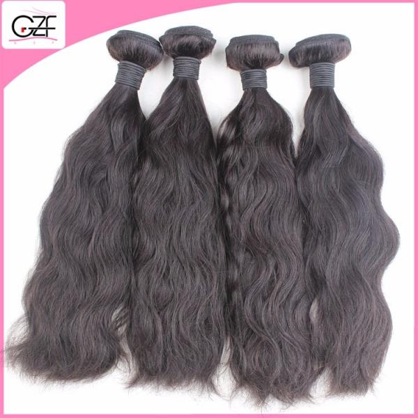 Where to get Cheap Hair Extensions 8A Quality Human Hair for Weaving Natural Wave