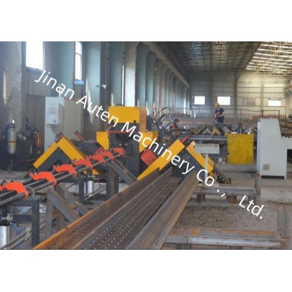 200m/Min Cutting Speed Of Drill CNC Angle Drilling And Stamping Large Steel 9 CNC Axes