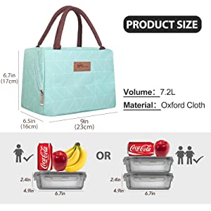 Oxford Insulated Tote Bag Resuable Shopping Bag Waterproof For Women Men