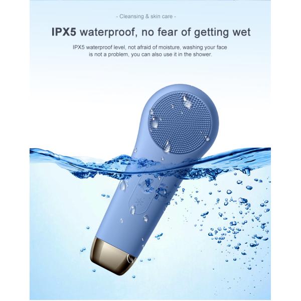 IPX5 Waterproof USB Charging Silicone Electric Facial Cleansing Brush for Face Cleanse