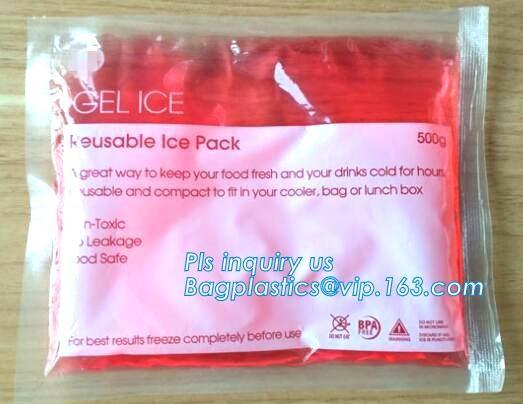 Sports Medicine Ice Bags, Flexible Ice Pack, Easy Seal Ice Cube Bags, Cool Bags & Ice Packs, First Aid Ice Pack, bagease