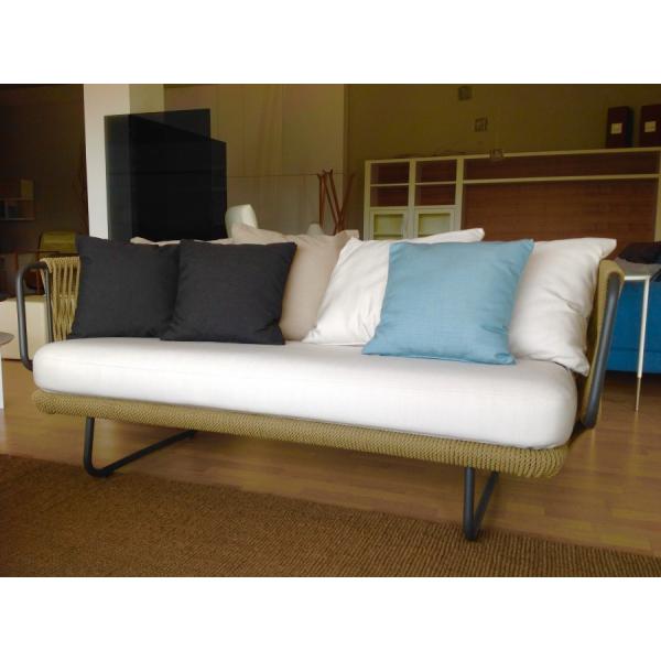 Mail Packing Outdoor Garden Furniture Rope Rattan Sofa for Waterproof Patio Furniture