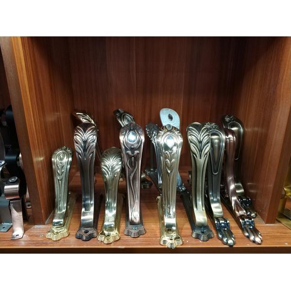 quality aluminium iron metal curtain rod bracket window curtain rod support bracket rose 28/19 Curtain rod bracket