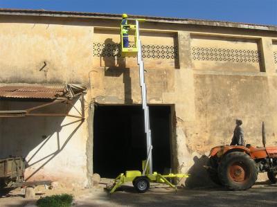 1200 * 600mm Platform Vehicle Mounted Boom Lift , 8m Truck Mounted Work Platform