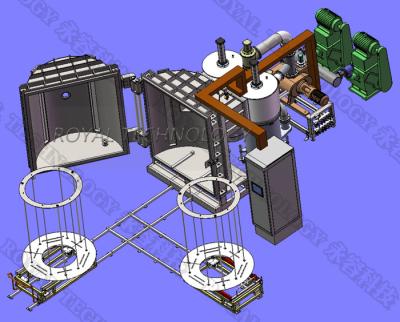 Magnétron de alumínio que engasga a máquina, vácuo alto de PVD que metaliza a máquina