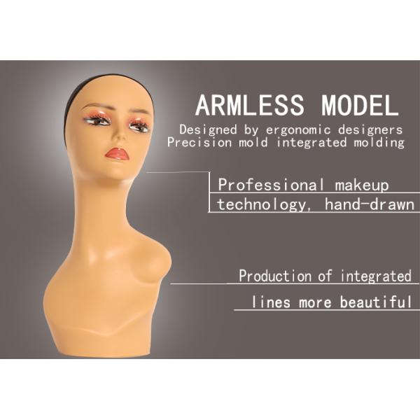 Pq-13 Female Standing Wig Training Mannequin Contemporary Makeup For Hat Display