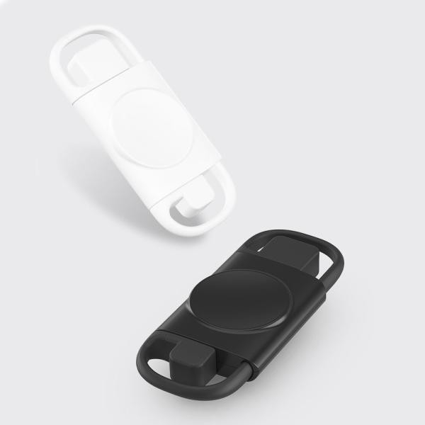 Carregador magnético sem fio do Apple Watch Leve 0,8 onças Cor Branca Entrada 5V