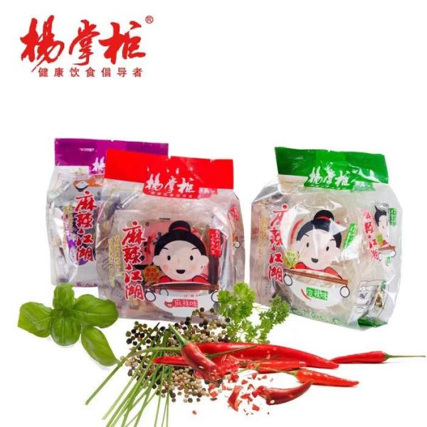 Ingredientes Molho Chinês Batata Doce Instant Vermicelli Noodles em ligeiramente picante