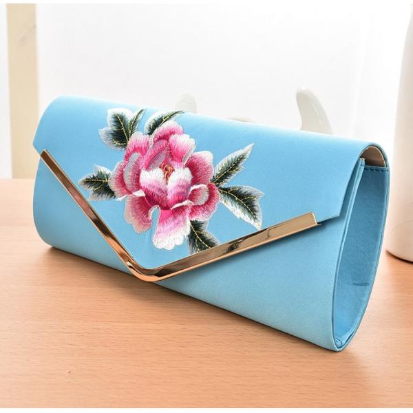 Women's floral embroidery evening bag clutch bag handbag retro national wind 2016 new spring models handbags