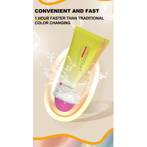 OEM/ODM Permanent Hair Dye Remover 300ml Low Ammonia Herbal, Cream Paste Bubble Wax Formula, Professional Salon Use