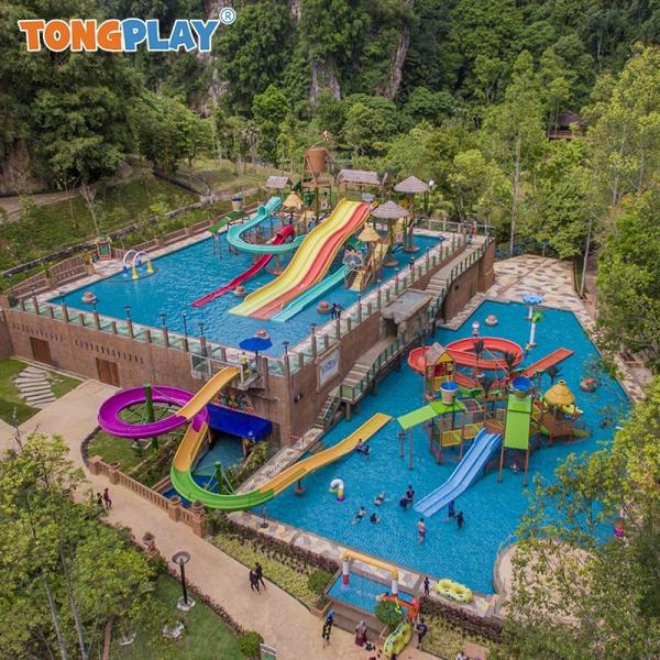 Fiberglass Attraction Fiberglass Pool Slide Amusement Park Playground Equipment