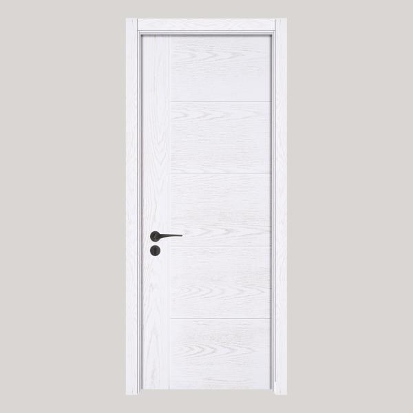 Eco Friendly Single Swing Solid Wood Flush Doors 2.1m For Hotel