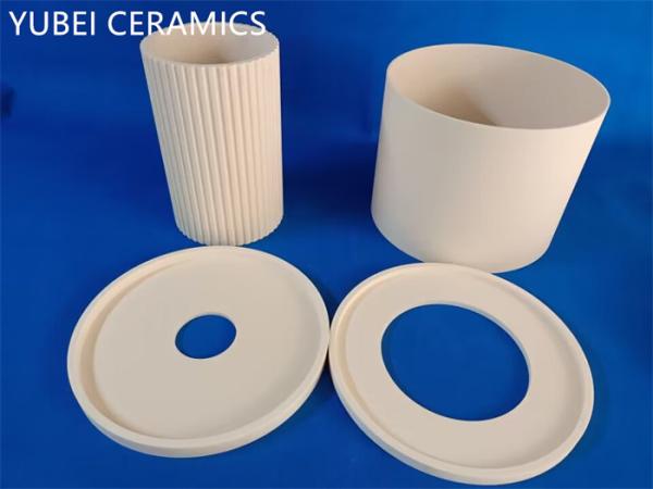 Wear Resistant Alumina Ceramic Rings Size Customized Precision Grinding Processing