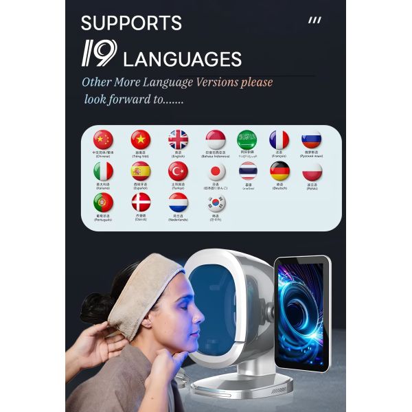 B3 High Definition AI Facial Skin Analysis Machine With Cloud Data Storage