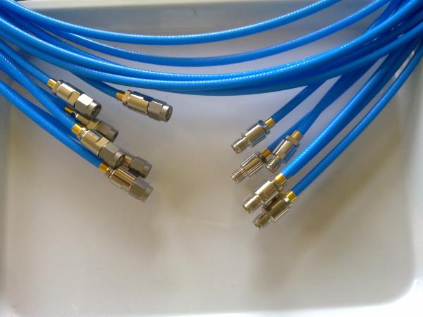 Made in Korea 18G SMA male to SMA female cable assembly stainless steel connector premium quality and reasonable price