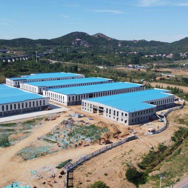Construção de estruturas pré-fabricadas de aço para a construção de oficinas de armazém