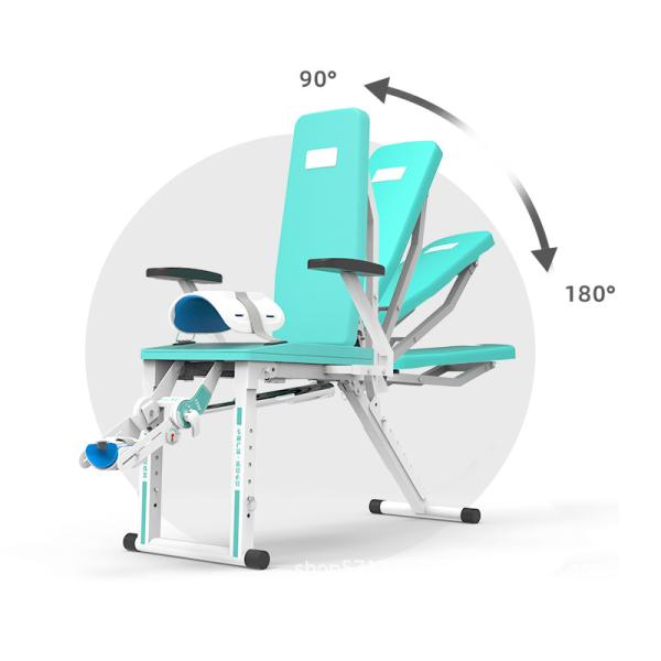 Exercício passivo de flexão do ângulo de extensão do pé pós-operatório treinador de reabilitação do joelho da extremidade inferior