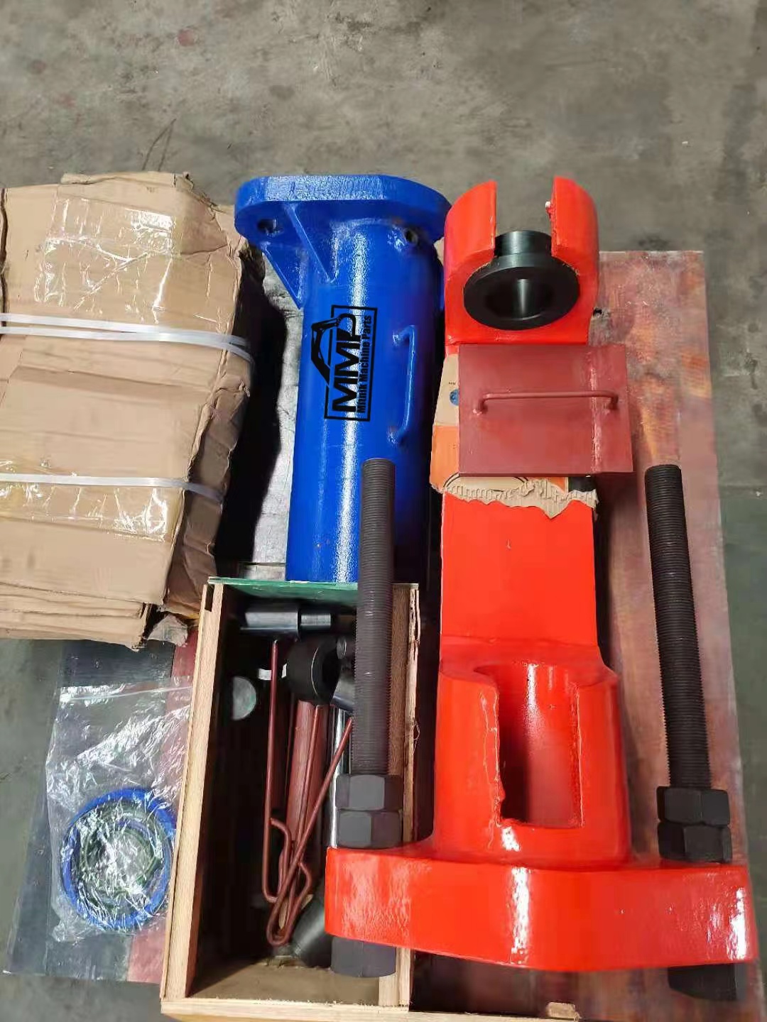 Excavator Bulldozer Track Link Repair 150T Capacity Hydraulic Track Pin Press Machine