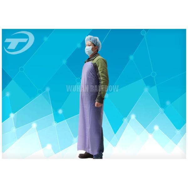 Splash Proof Disposable Plastic Aprons Waterproof  43 gsm , different thickness
