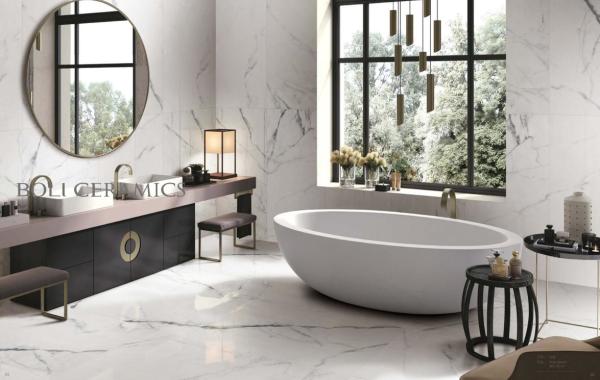 Renewable 24x48 Porcelain Tile Fine Air Permeability Low Absorption rate
