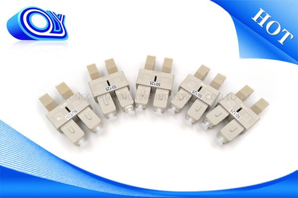 Mating sleeve  LC To SC Fiber Adapter / Multimode Duplex Hybrid Fiber optic Adapter