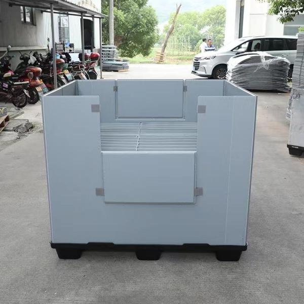 Recyclable Plastic Collapsible Box Waterproof Pallet Container 10L Capacity