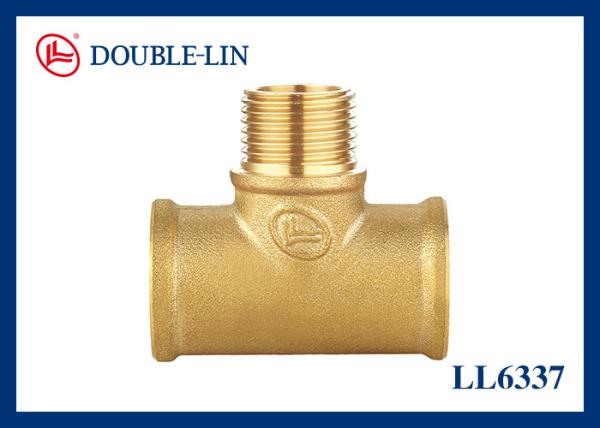 Female X Female X Male Tee Brass Threaded Fittings