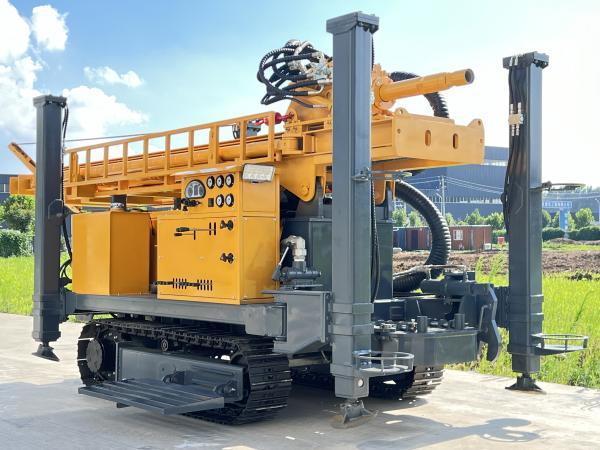 ZB350S Crawler Water Well Drilling Rig 350m Depth Diesel Electric
