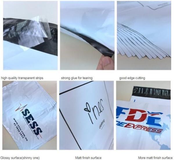 Luxury Custom Coex Self Adhesive Seal Plastic Gift Mailing Express Merry Christmas Poly Mailer Bags, Unique Custom Print