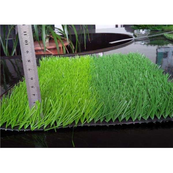Plastic Football Field Fake Turf , Soccer Artificial Grass UV resistent , 32mm