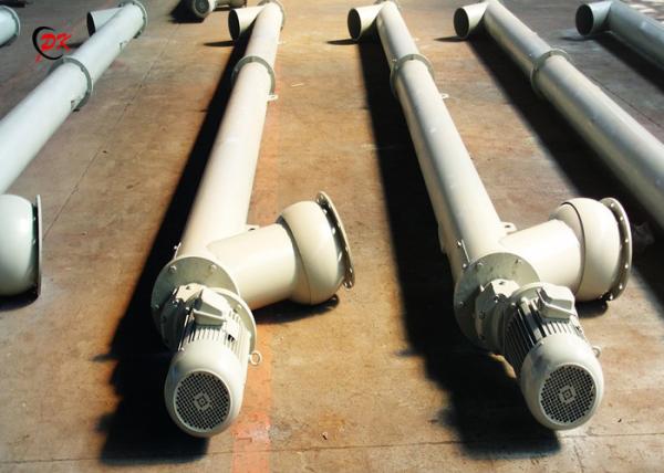 Stainless Steel Auger Conveyor Inclined Screw Convey For Powder Feeder