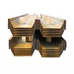 AISI U Sheet Pile 6-25mm Thickness , Cold Rolled Steel Sheet Pile