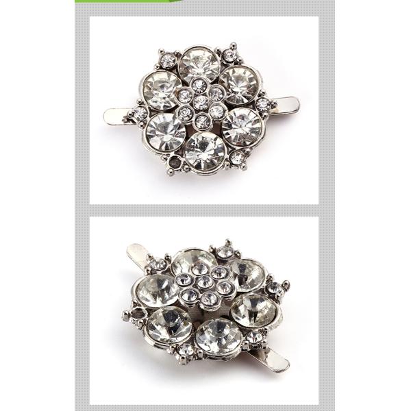 Elegant Style Decorative Shoe Clips Vintage Style For Shoes / Bags / Clothes