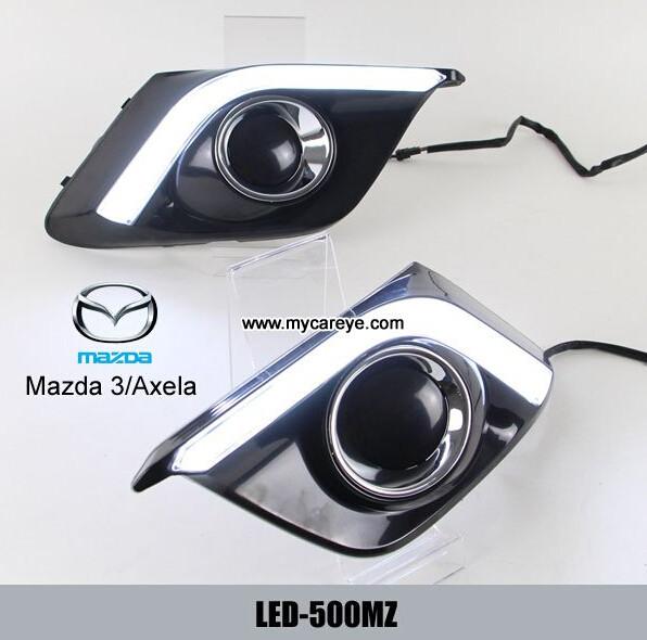 Mazda 3 Axela DRL LED Daytime driving Lights Car daylight aftermarket