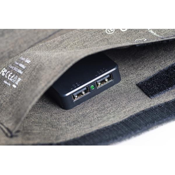 Foldable Portable Solar Charger Pack Outdoor 12 Watt With Sunpower Solar Panel